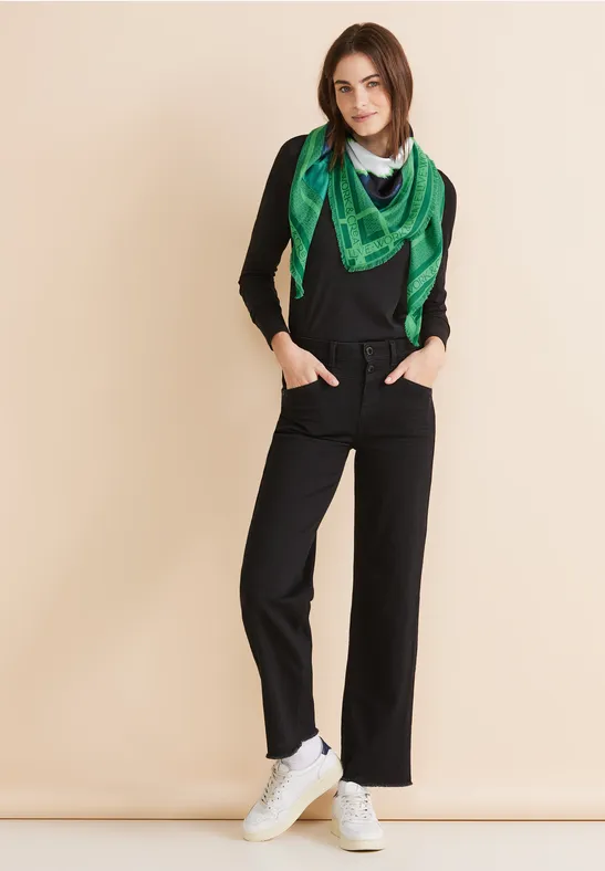 Street One Printtuch Mit Fransen