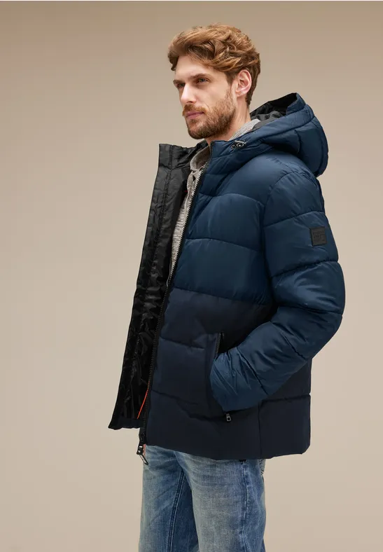 Street One Pufferjacke Im Materialmix
