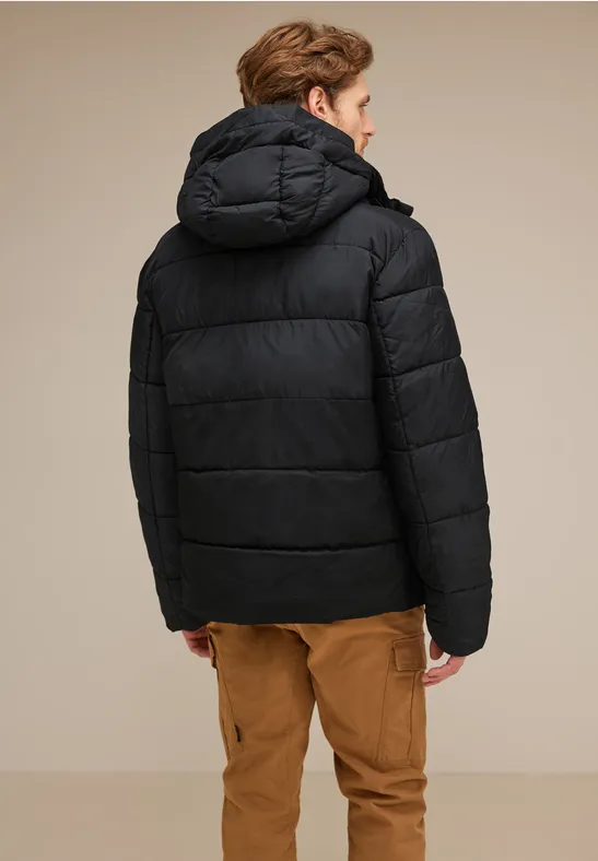 Street One Pufferjacke Im Materialmix