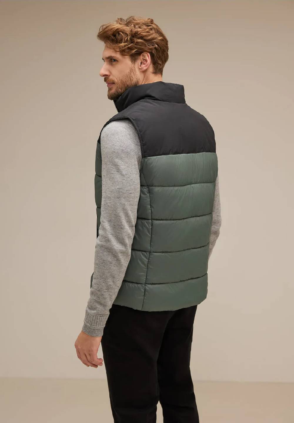 Street One Pufferweste Im Materialmix