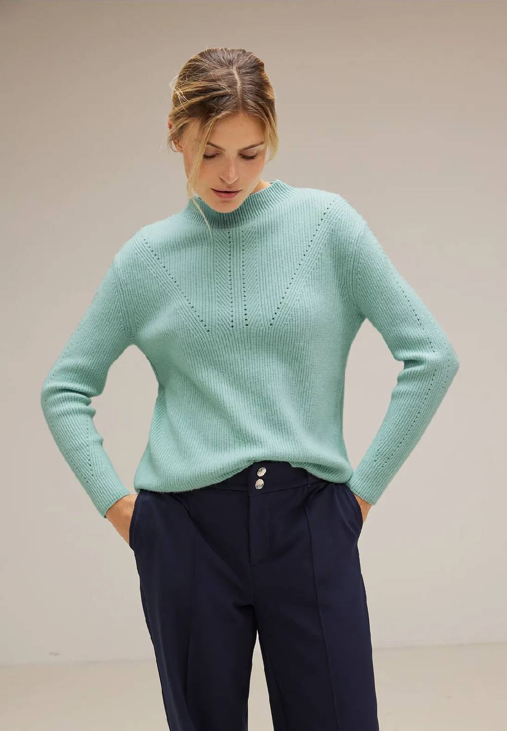 Street One Pullover im Strickmix