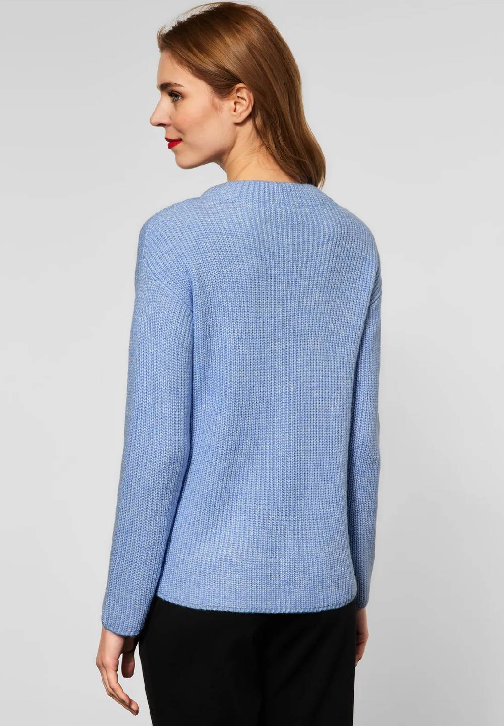 Street One Pullover In Mouliné Look