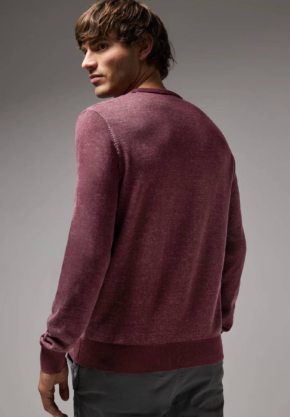 Street One Pullover In Two Tone Optik