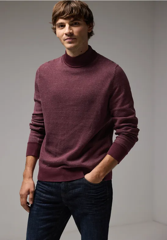 Street One Pullover In Two Tone Optik