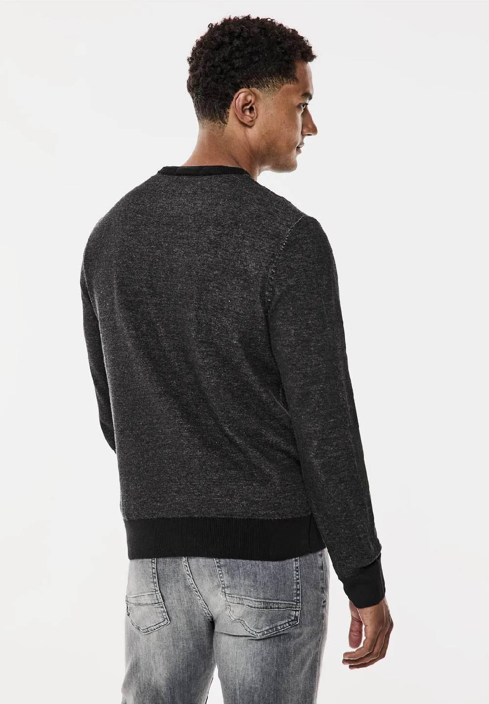 Street One Pullover In Two Tone Optik