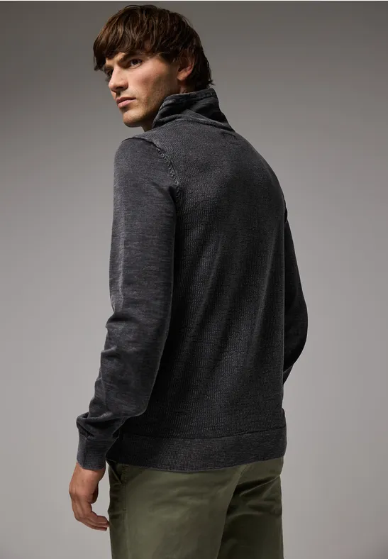Street One Pullover In Washed-Optik