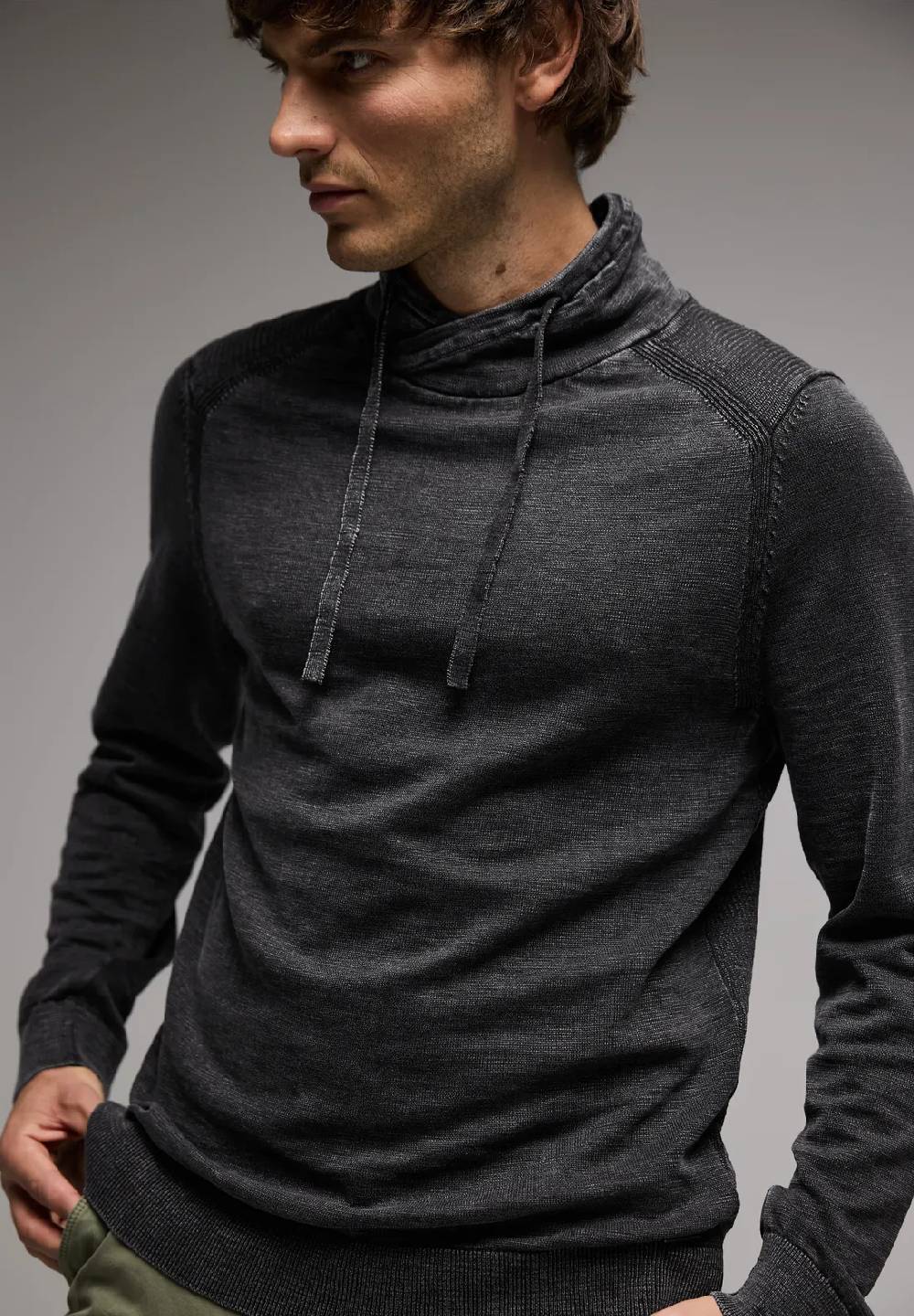 Street One Pullover in Washed-Optik