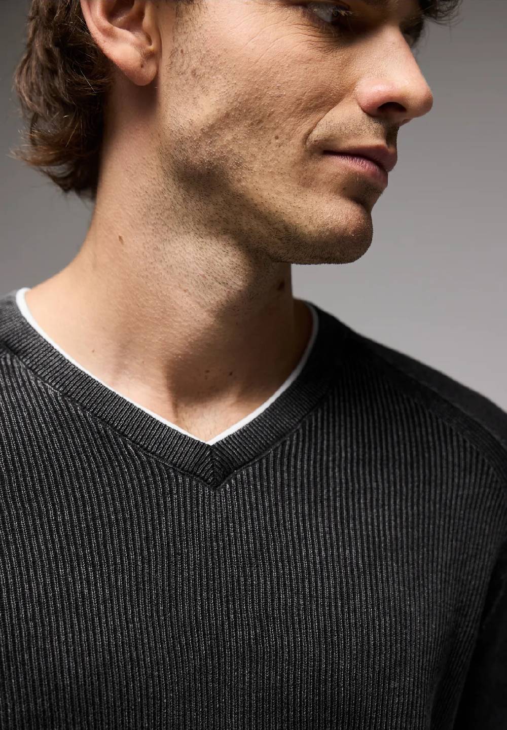 Street One Pullover in Washed-Optik