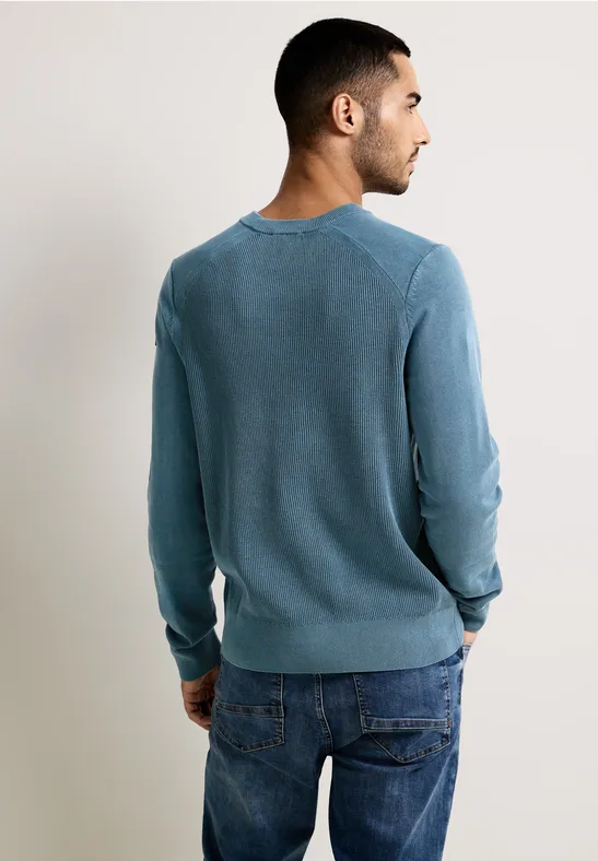 Street One Pullover In Washedoptik