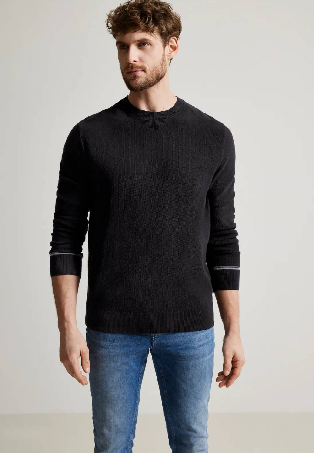 Street One Pullover Mit Feiner Struktur