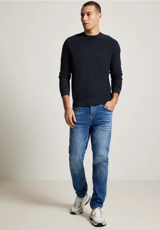 Street One Pullover Mit Feiner Struktur