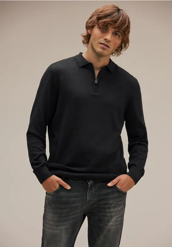 Street One Pullover Mit Polokragen