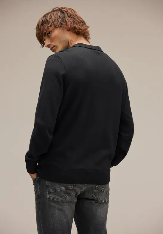 Street One Pullover Mit Polokragen