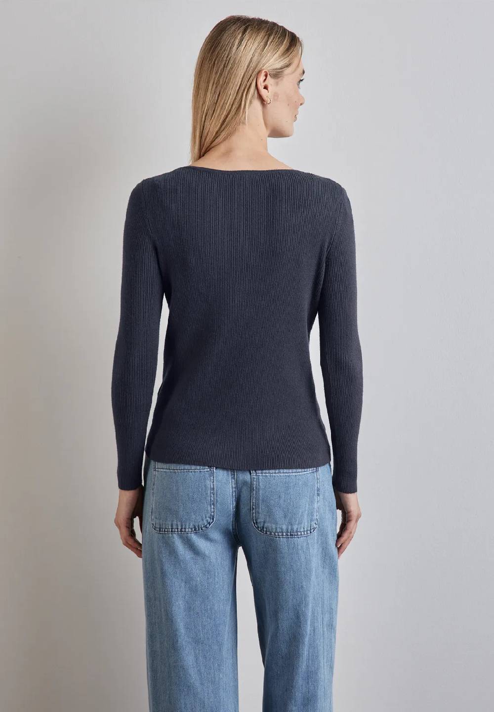 Street One Pullover Mit Rippstruktur