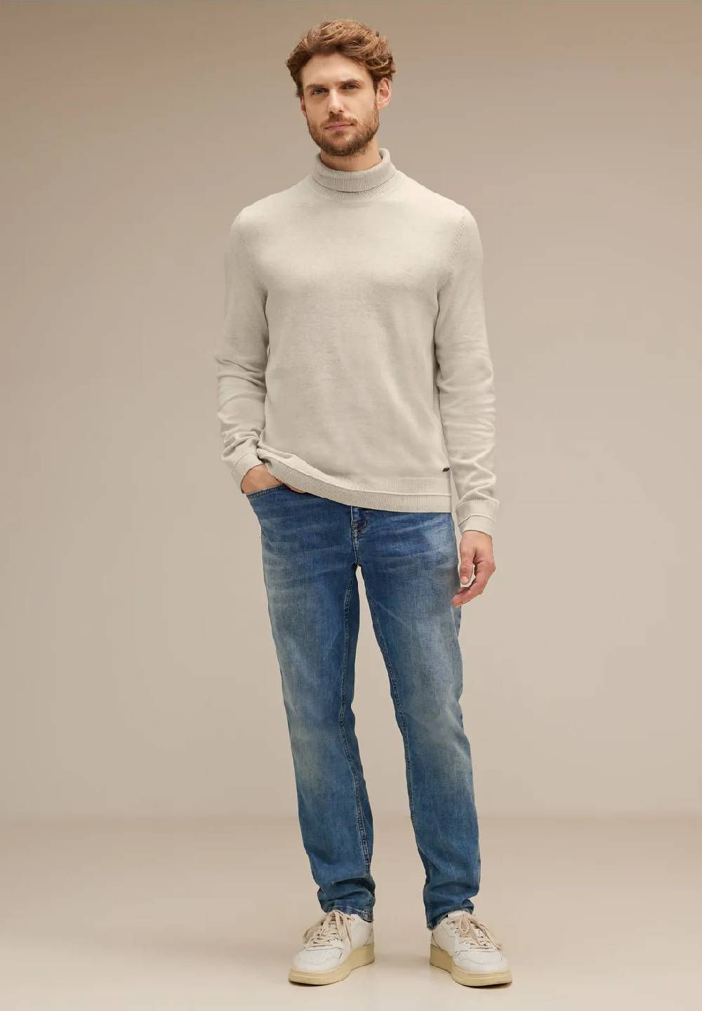 Street One Pullover Mit Rollkragen