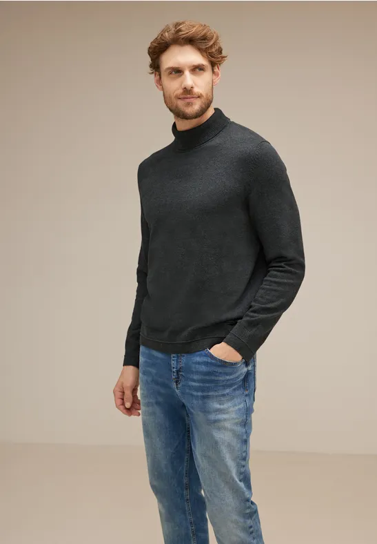 Street One Pullover Mit Rollkragen