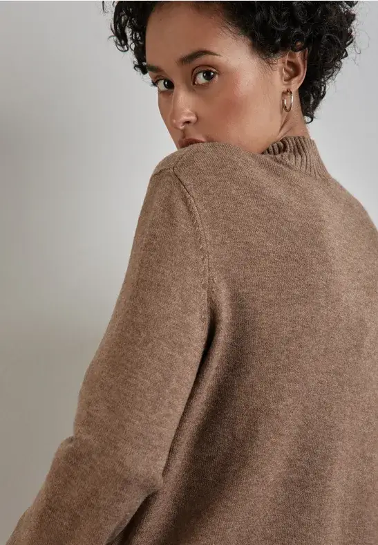 Street One Pullover Mit Stehkragen