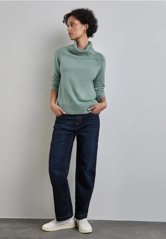 Street One Pullover Mit Stehkragen