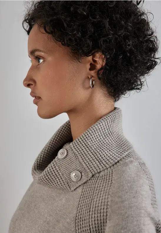 Street One Pullover Mit Stehkragen