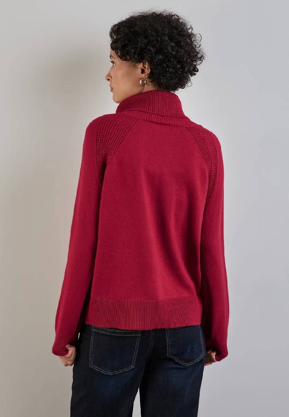 Street One Pullover Mit Stehkragen