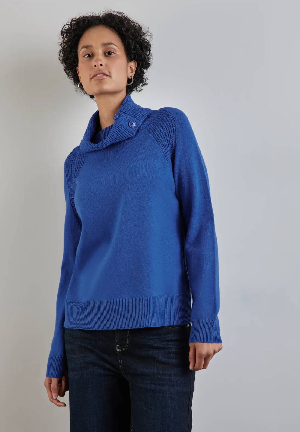 Street One Pullover mit Stehkragen