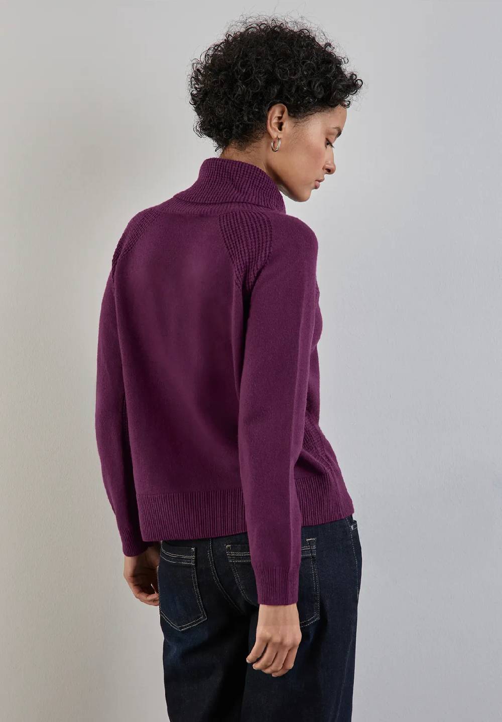 Street One Pullover Mit Stehkragen