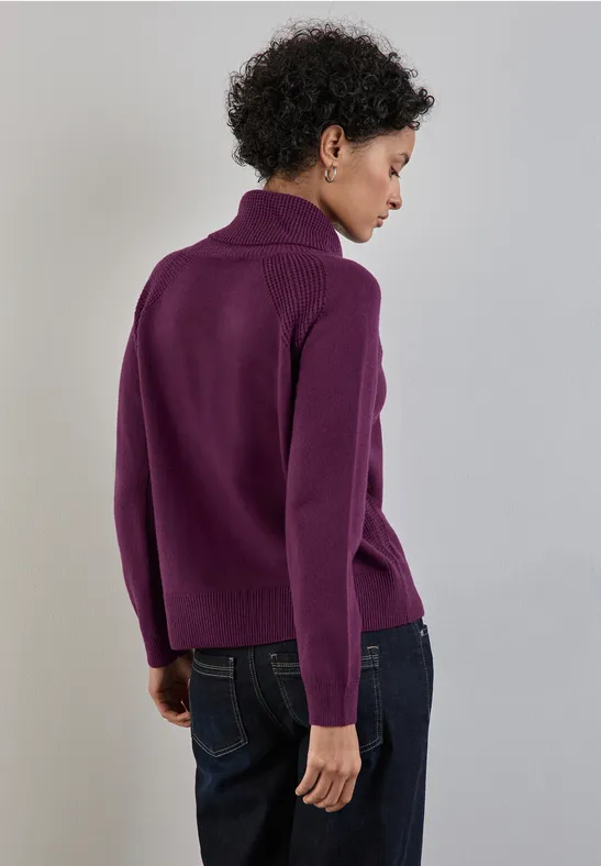 Street One Pullover Mit Stehkragen