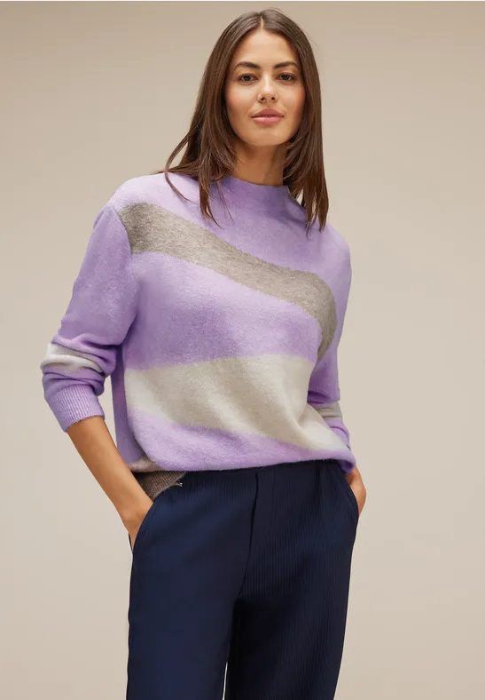 Street One Pullover Mit Streifen