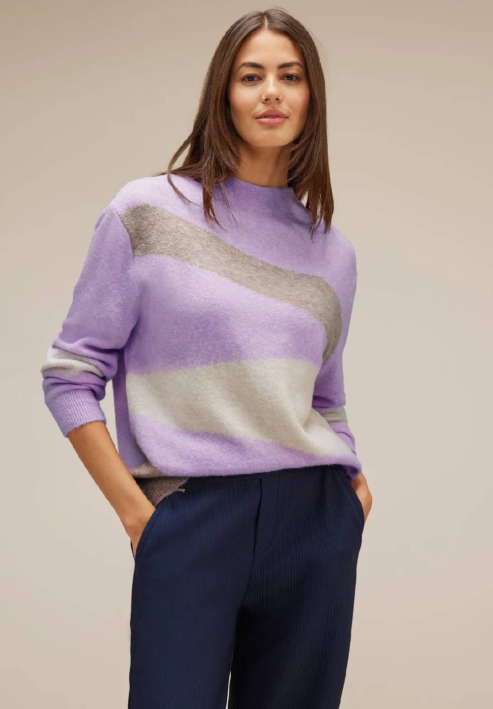 Street One Pullover mit Streifen