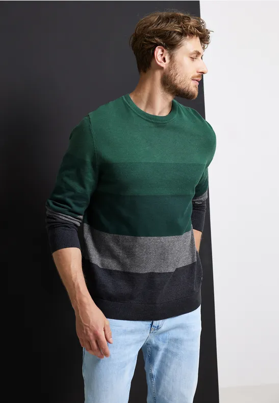 Street One Pullover Mit Streifenmuster