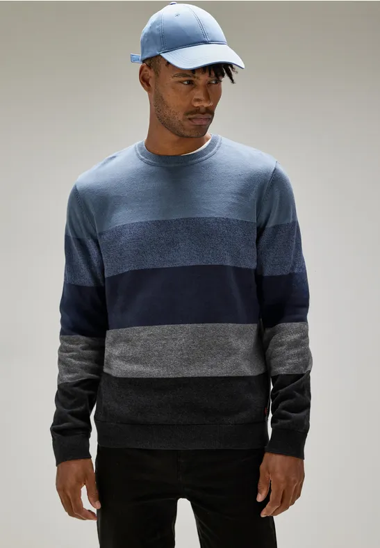 Street One Pullover Mit Streifenmuster