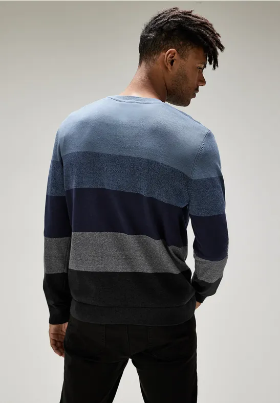 Street One Pullover Mit Streifenmuster