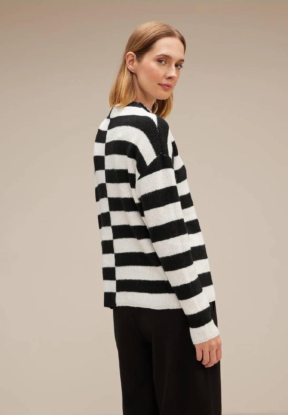 Street One Pullover Mit Streifenmuster
