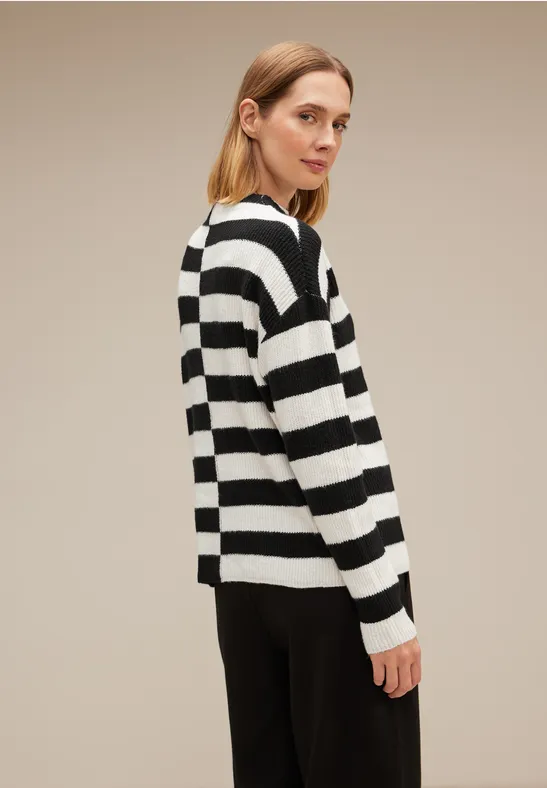 Street One Pullover Mit Streifenmuster