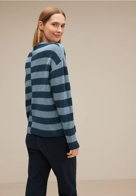 Street One Pullover Mit Streifenmuster