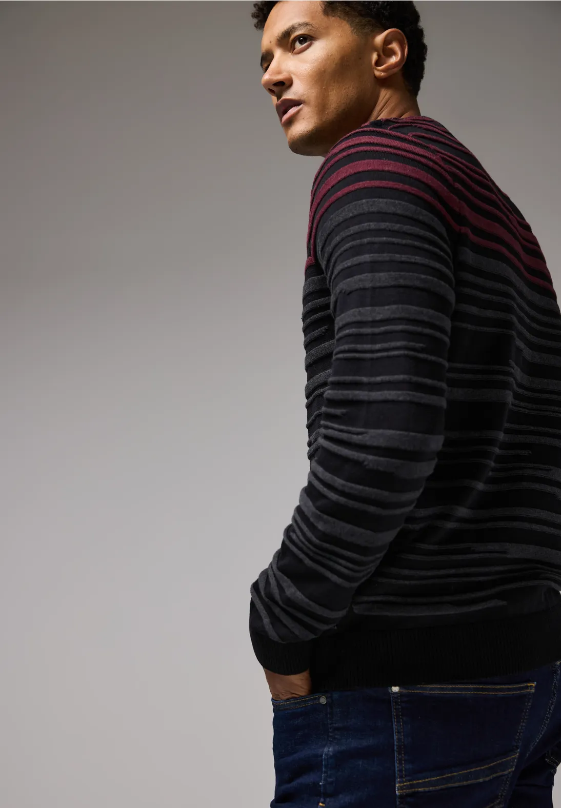 Street One Pullover Mit Strukturstreifen