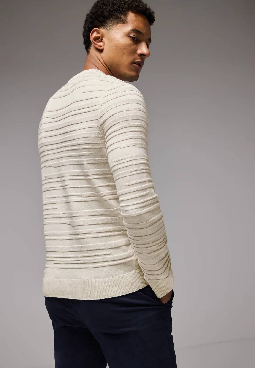 Street One Pullover Mit Strukturstreifen