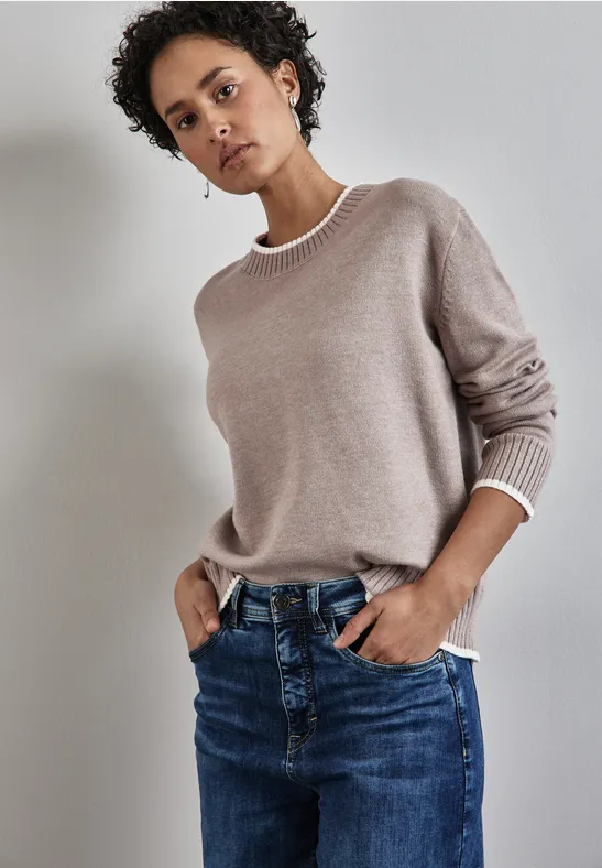 Street One Pullover Mit Tipping