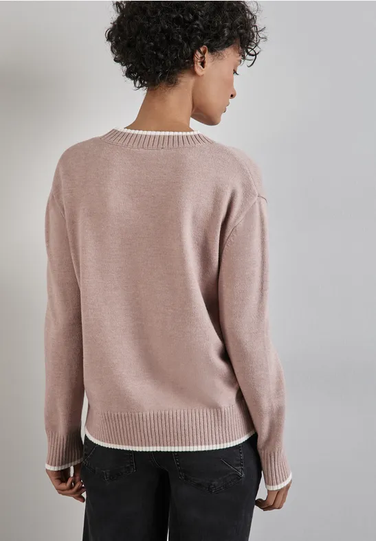Street One Pullover Mit Tipping