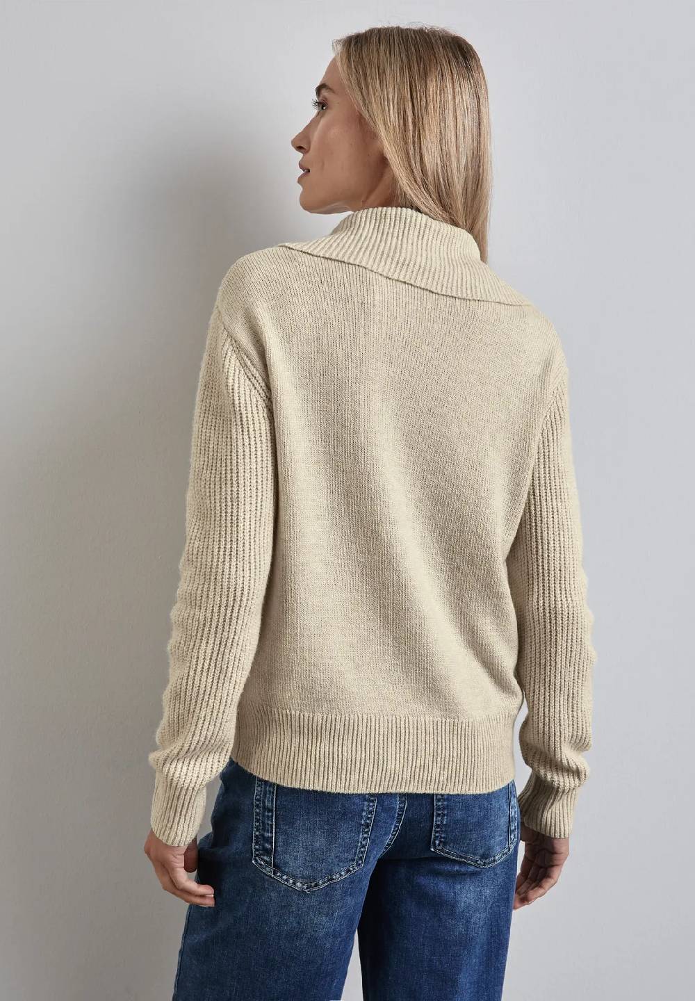 Street One Pullover Mit Troyer-Kragen