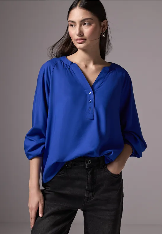 Street One Raglan-Bluse In Unifarbe