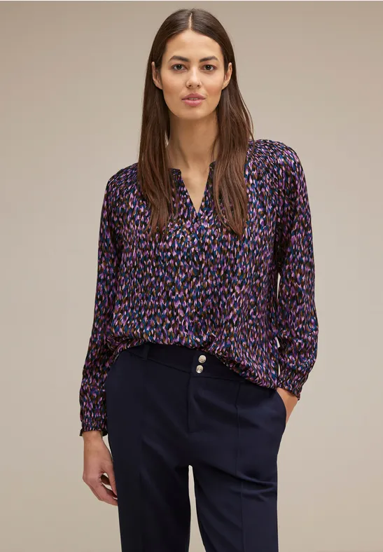Street One Raglan Bluse Mit Muster