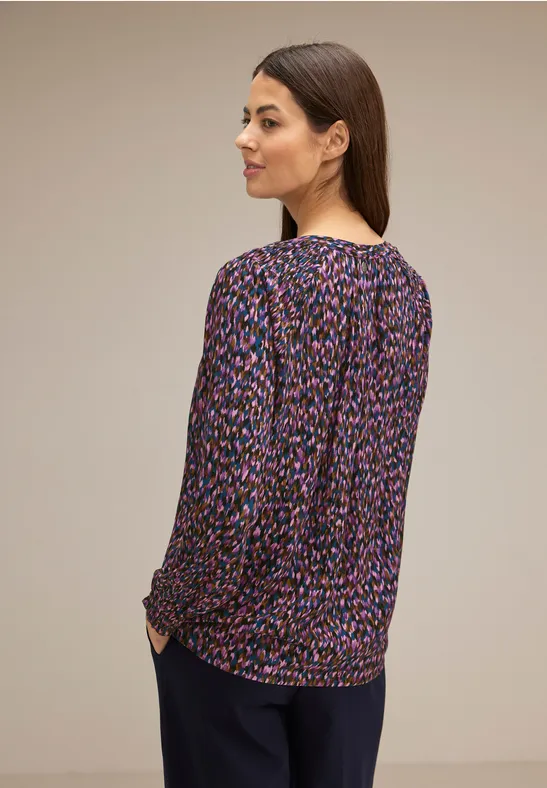 Street One Raglan Bluse Mit Muster