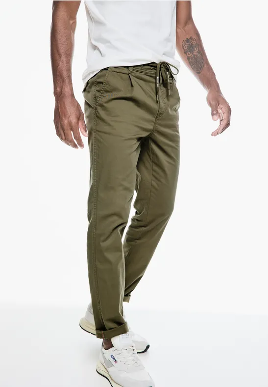 Street One Relaxed Bundfalten Chino