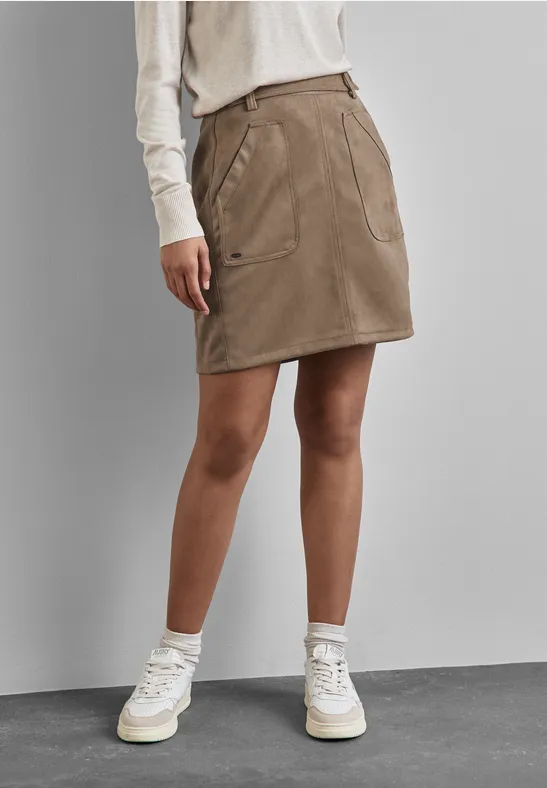 Street One Rock Im Velours-Look