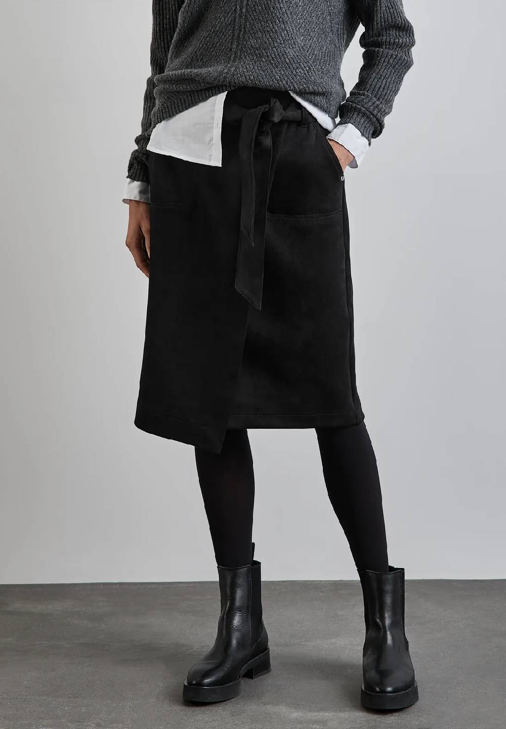 Street One Rock im Velours-Look