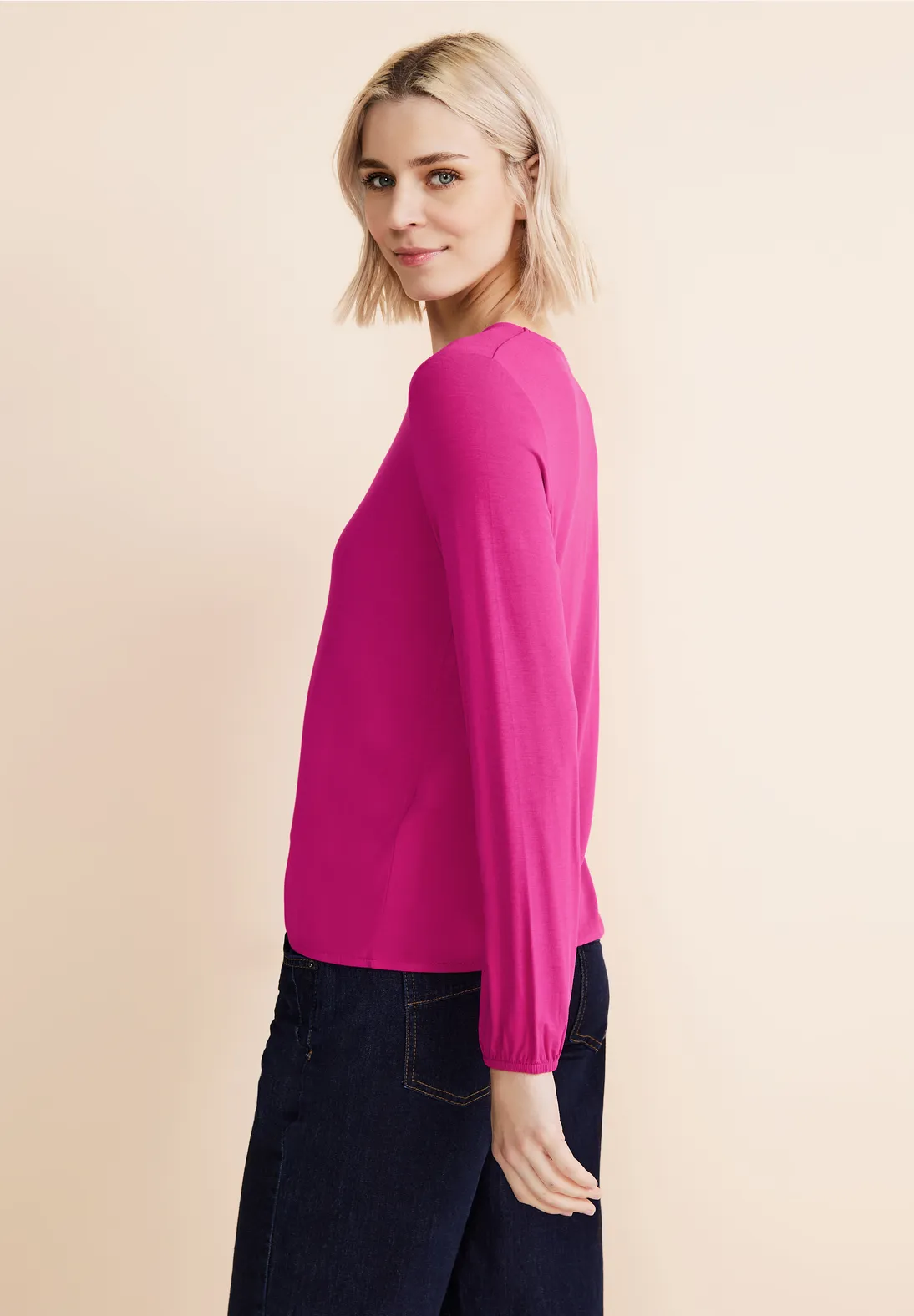 Street One Rundhals Langarmshirt