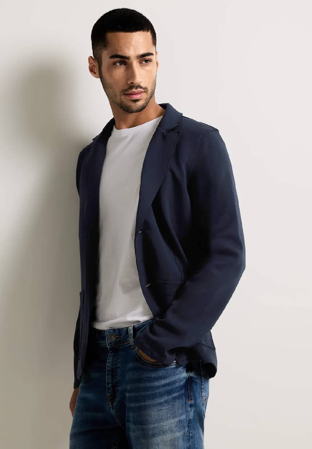 Street One Sakko mit offener Saumkante