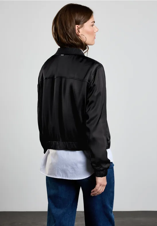 Street One Satin-Blouson