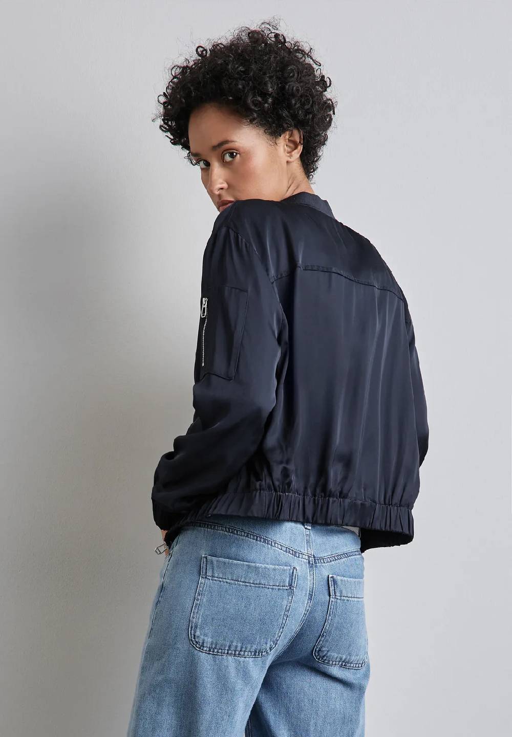 Street One Satin-Blouson